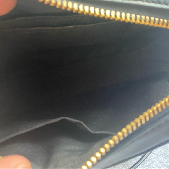 SOLD- Coach Black Leather Crossbody - Picture 10 of 11